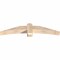 Ekena Millwork Bellingham Smooth Timber Gable Bracket, Douglas Fir, 60"W x 12"H x 5 1/2"D x 5 1/2"F, 5/12 Pitch GBW060X12X0606BEL00SDF - alternate 3